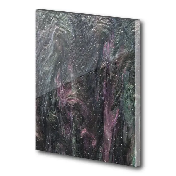Acrylic Marble In Northern Lights - 5mm sample