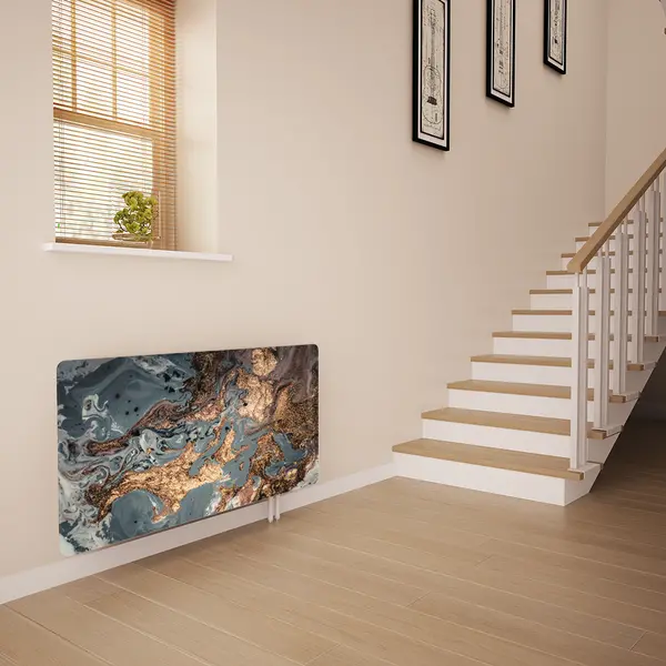 Glass Radiator Cover in Liquid Gold - Extra Small