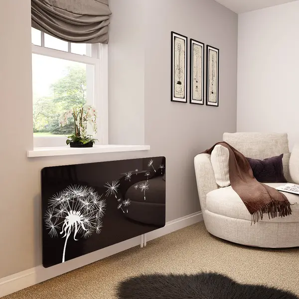 Glass Radiator Cover in Dandelion - Extra Small