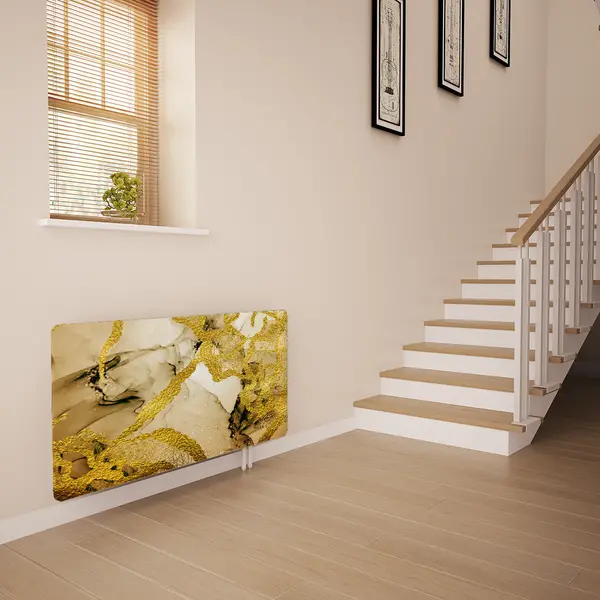 Glass Radiator Cover in Gold Sands - Extra Small