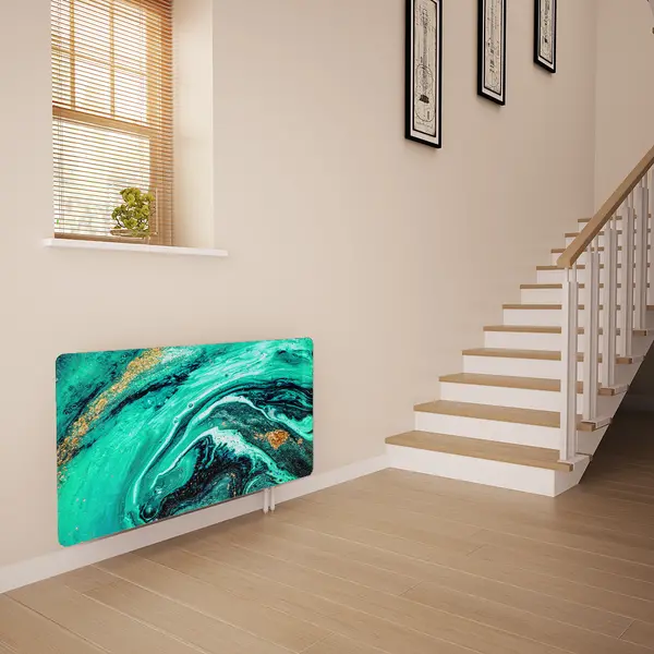 Glass Radiator Cover in Liquid Emerald - Extra Small