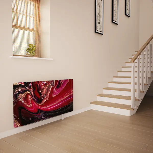 Glass Radiator Cover in Liquid Lava - Extra Small