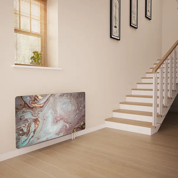 Glass Radiator Cover in Liquid Stone - Extra Small