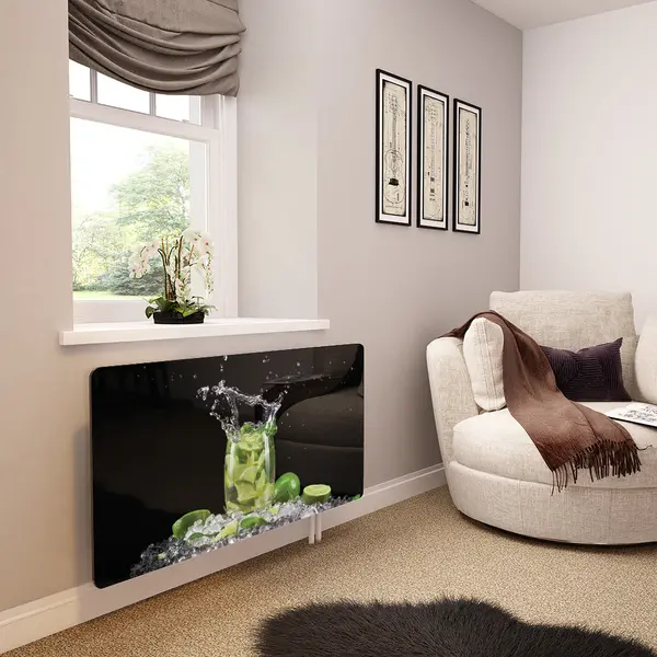 Glass Radiator Cover in Mojito - Extra Small