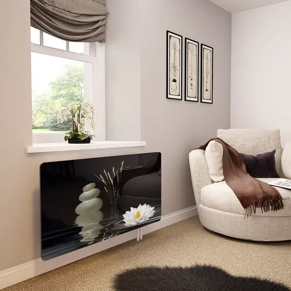 Glass Radiator Cover in Water Lily - Extra Small