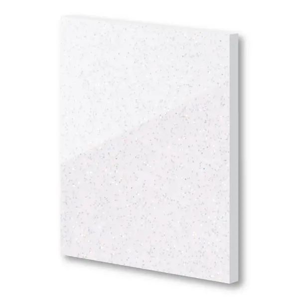 Clear Acrylic Sheet With Glitter Effect - 3mm 24 x 24in