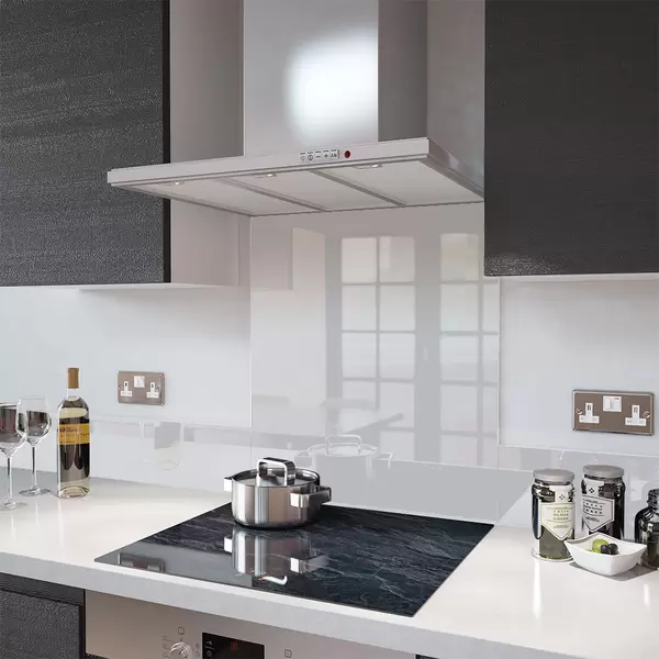 Clear - Kitchen Glass Splashback - 40cm Wide x 30cm High