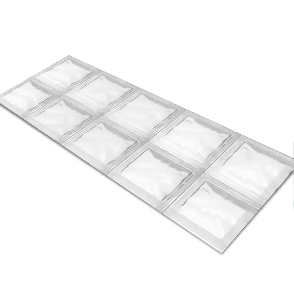 Glass Table Runner in Glass Brick - 80cm Wide x 30cm High