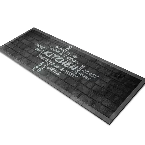 Glass Table Runner - Word Collage - Made To Measure