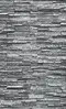 Glass Splashback With Fixing Holes in Slate Wall - 60cm Wide x 100cm High
