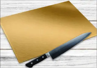 An Antique Gold design chopping board