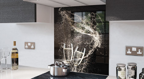 Rustic Fusion Sink Splashbacks By Premier Range Bathroom Splashbacks 