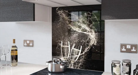 Digitally Printed Images On Glass