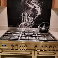 thumbnail image 2 of Premier Range Dandelion Print Floral Glass Splashback - 60cm X 75cm, Toughened Glass, Made In UK 2 of 6