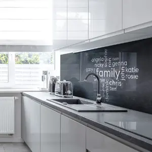 Premier Word Collage Glass Acrylic Splashbacks