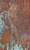 Glass Splashback With Fixing Holes in Aged Copper - 60cm Wide x 100cm High