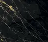 Glass Hob Cover / Chopping Board in Black Gold Vein - 60cm Wide x 52cm High