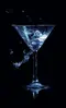 Glass Splashback With Fixing Holes in Blue Gin - 60cm Wide x 100cm High
