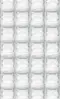 Glass Splashback With Fixing Holes in Glass Brick - 60cm Wide x 100cm High