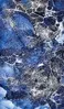 Glass Hob Cover / Chopping Board in Liquid Galaxy - 30cm Wide x 52cm High