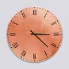 Glass Clock in Rose Gold - 30cm Wide